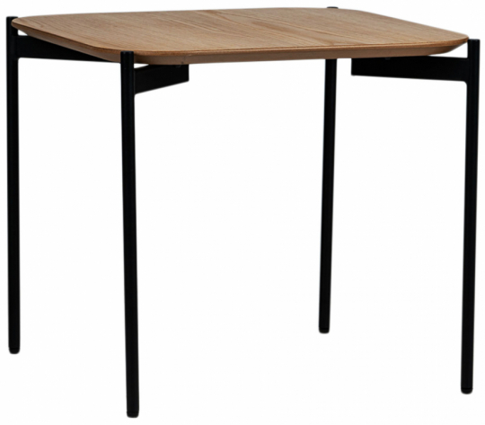 Mesa de centro 'Frida' 50x50cm - Natural/Negro