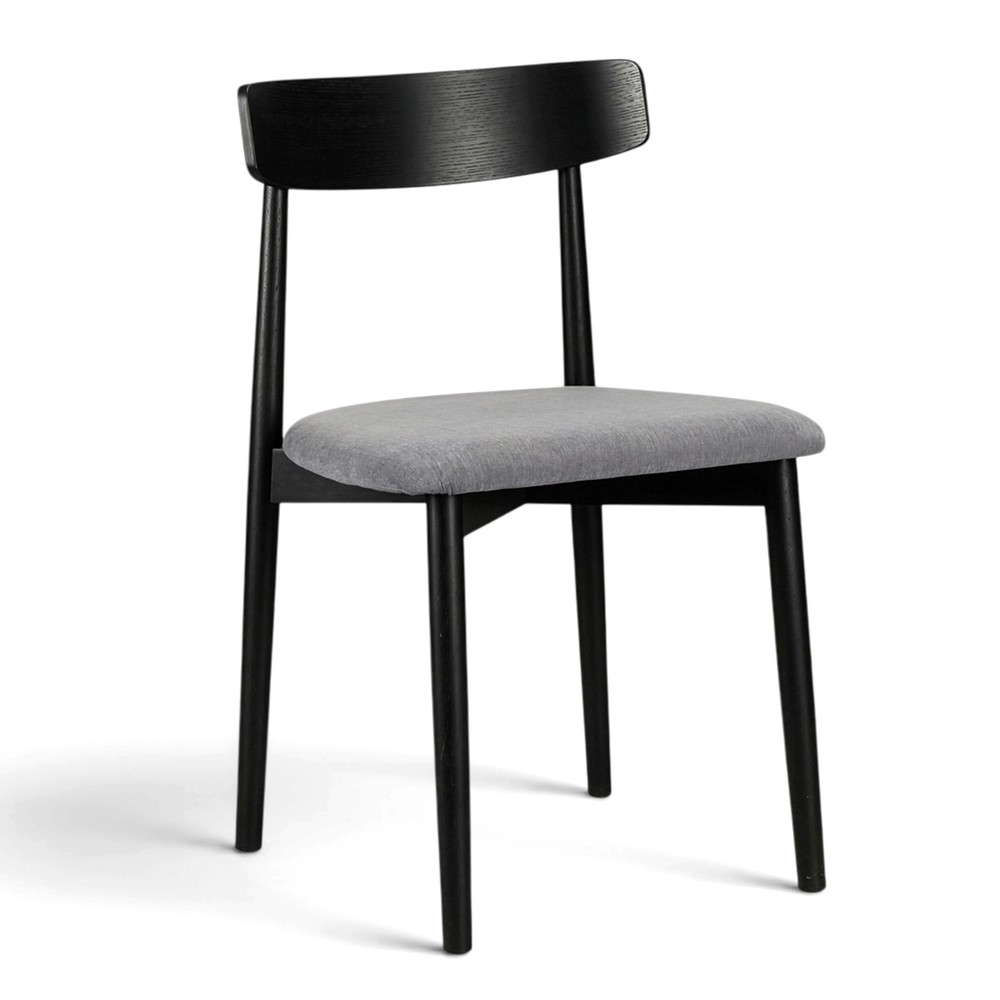 Silla 'Ystad' - Negro/Gris