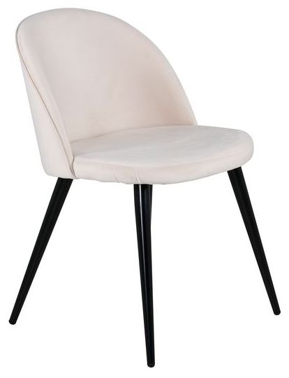 Silla 'Elverum' - Beige/Negro