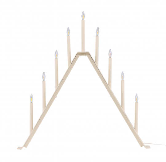 Candelabro de Adviento 'Mölndal' - Beige