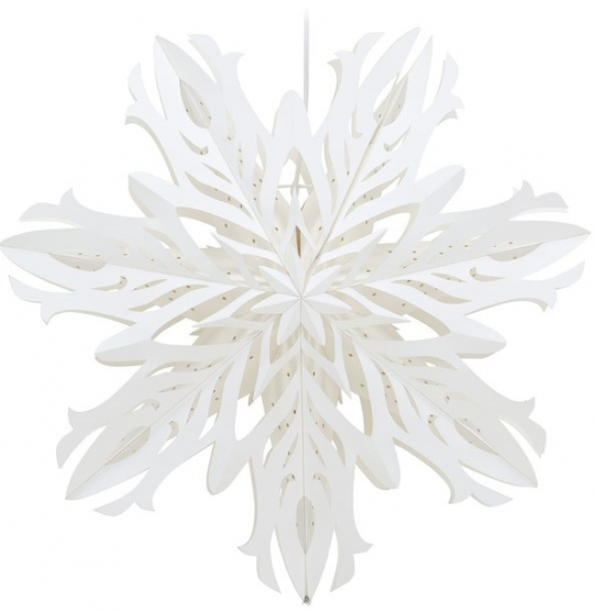 Estrella de Adviento 'Kungälv' - Blanca