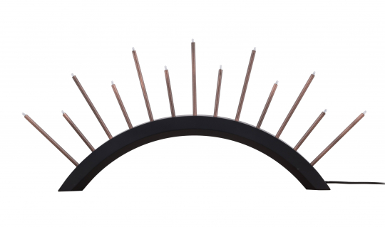 Candelabro de Adviento 'Norrköping' - Negro