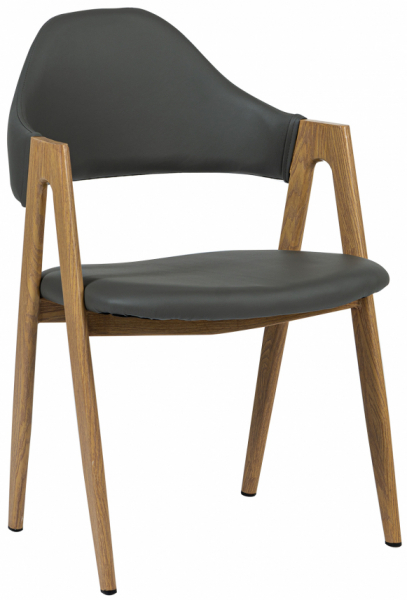 Silla 'Stylish grey' - Roble/Gris