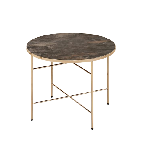 Mesa de centro 'Isola' - Marrón/Champán