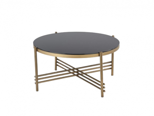 Mesa de centro 'Mare' - Negro/Dorado