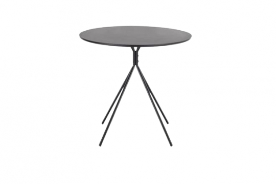 Mesa de comedor 'Fondi' Redonda 80cm - Negra