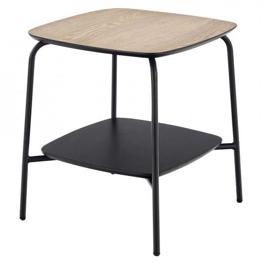 Mesa auxiliar 'Genua' - Roble/Negro