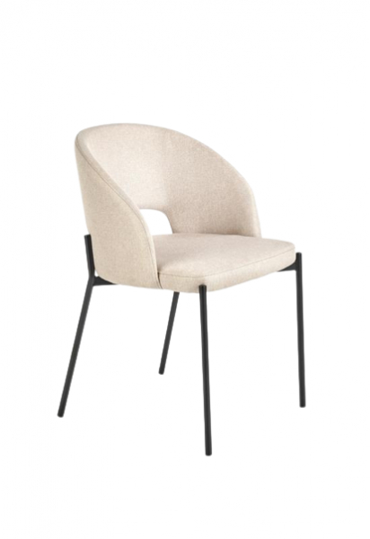 Silla 'Mieres' - Beige/Negro