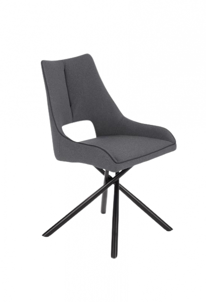 Silla 'Requena' - Gris/Negro