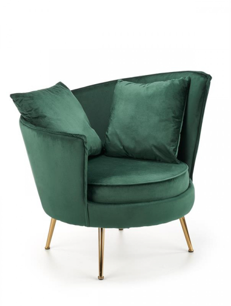 Sillón 'Almond' - Verde oscuro