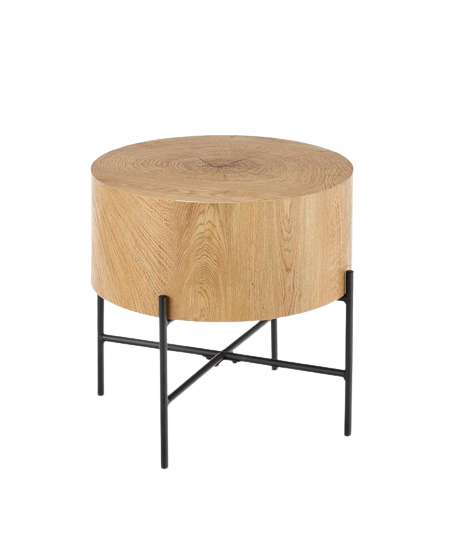 Mesa auxiliar 'Lapland' - Roble/Negro