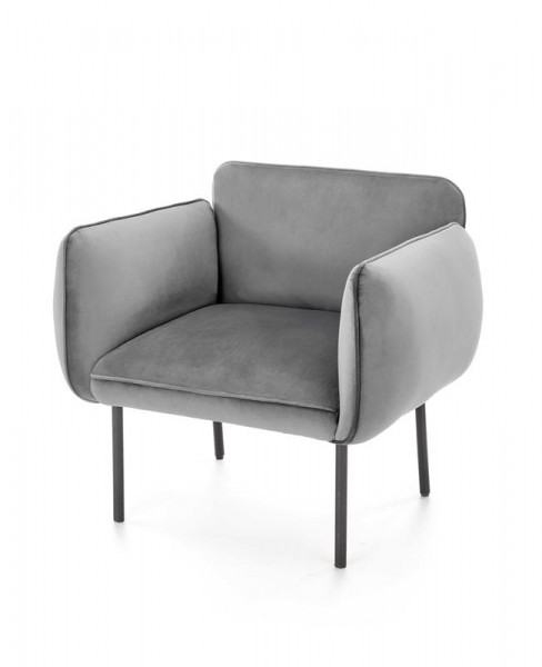 Sillón 'Cabra' - Gris / Negro