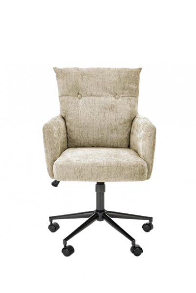 Silla de oficina 'Merida' - Beige/Negro