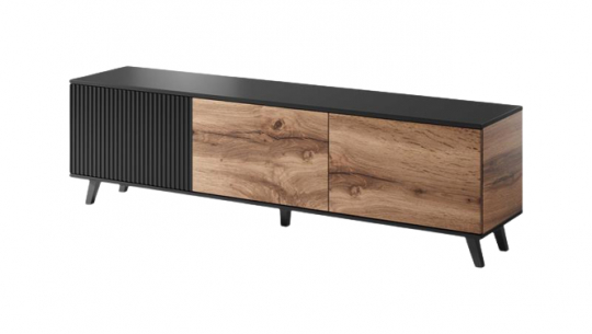 Mueble de TV 'Othem' - Negro/Roble