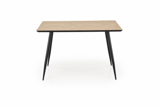 Mesa de comedor 'Barto' 120cm - Natural/negro