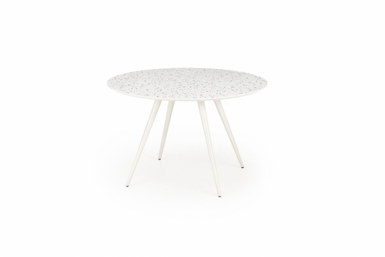 Mesa de comedor 'Aramis' redonda 120cm - Blanco