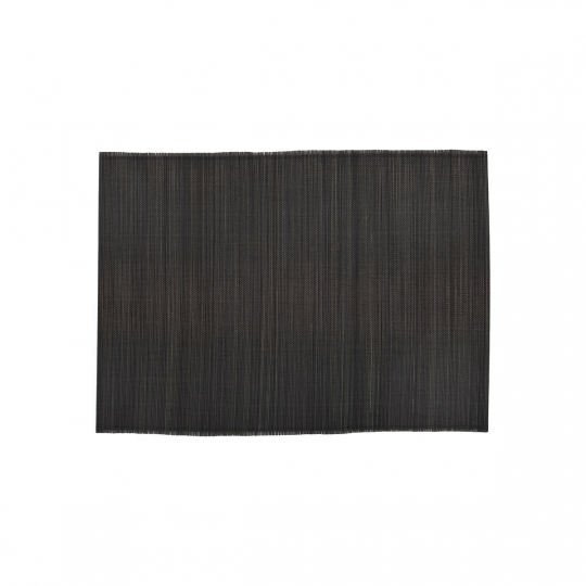 Paquete de 4 manteles 'Bamb' - Negro/Marrón