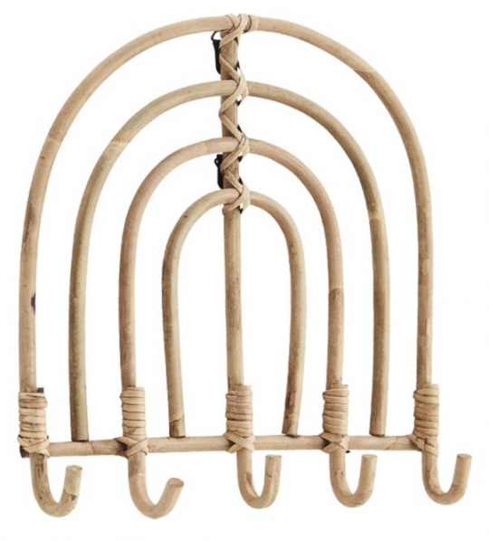 Perchero 'Rattan Coat Rack' - Natural