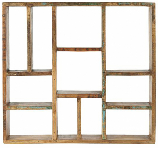 Estante de pared 'Unique' - Madera reciclada/Vintage