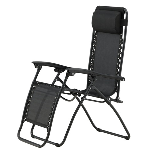 Silla de sol 'Antibes' - Negro