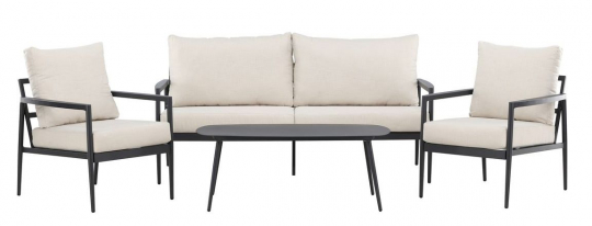 Conjunto de salón 'Pozzallo' - Negro