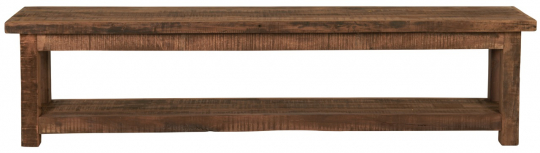 Banco con estante 'Unique' - Natural