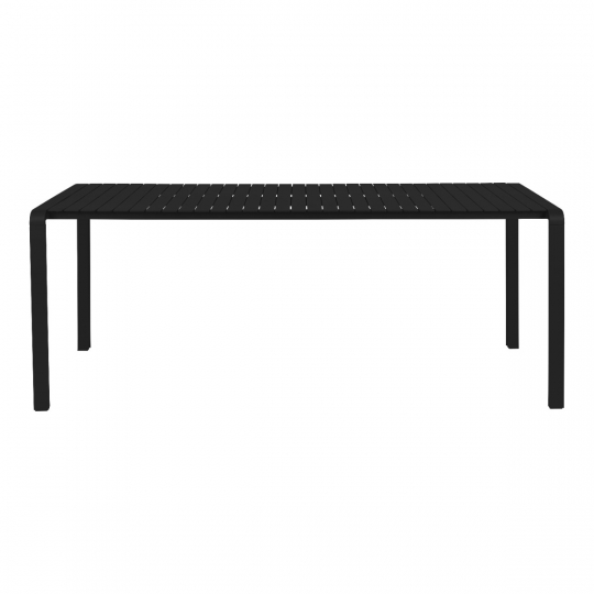 Mesa de jardín 'Vondel' 214x97cm - Negro