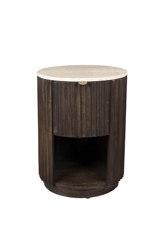 Mesita de noche 'Marlow' - Marrón