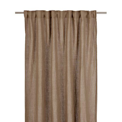Cortina 'Julie' 2-pack 145x280 - Marrón oscuro