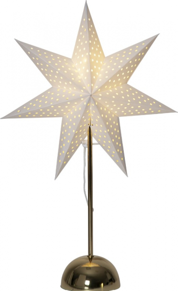 Estrella de Navidad 'Lottie' - Blanca