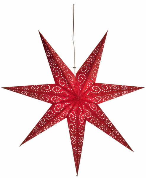 Estrella de Navidad 'Antique' - Roja