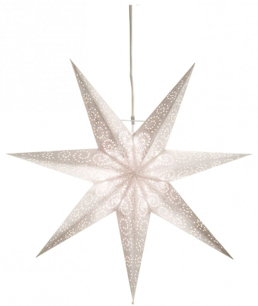 Estrella de Navidad 'Antique' - Blanca