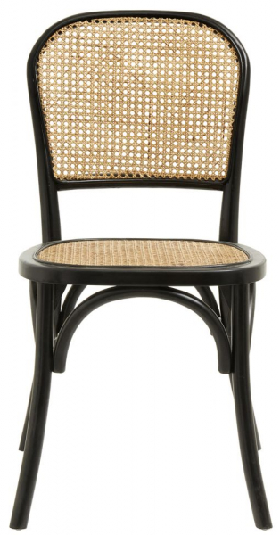 Silla 'Wicky' - Negra/Natural