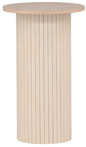 Mesa auxiliar 'Barkaby' Redonda 40cm- Beige
