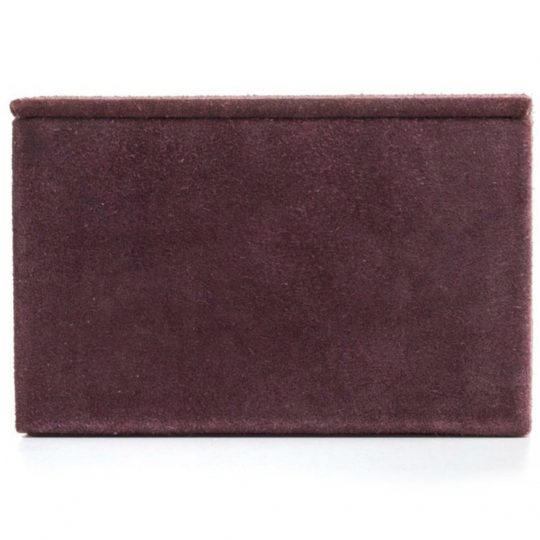 Caja de almacenamiento 'Hallon' - Ante/Aubergine