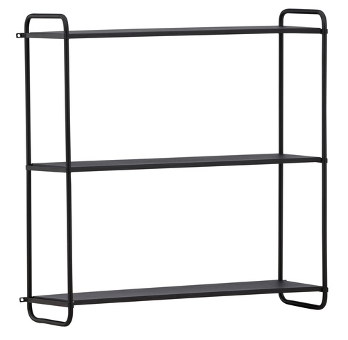 Estante de pared 'Bari' - Negro