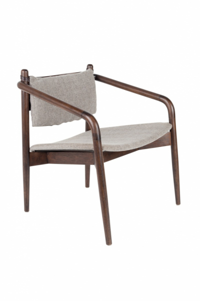 Silla 'Torrance' - Nogal/Beige