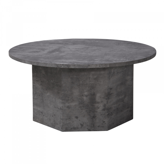 Mesa de centro 'Bilbao' Redonda 80cm - Gris