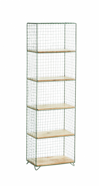 Estante 'Iron' - Verde/natural