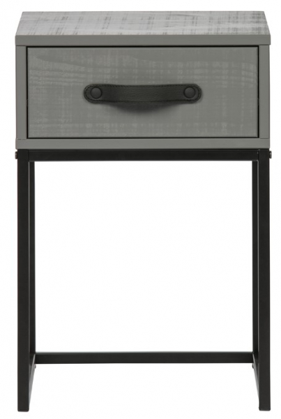 Mesita de noche 'Morris' - Gris