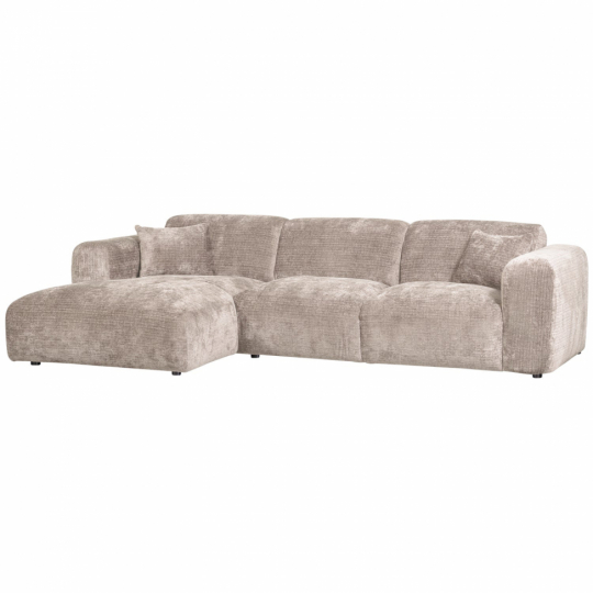 Sofá 'Cloud' 3 plazas chaise longue izquierda - Gris