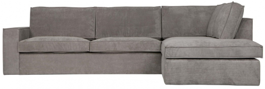 Sofá rinconera 'Thomas' - Ribete Gris