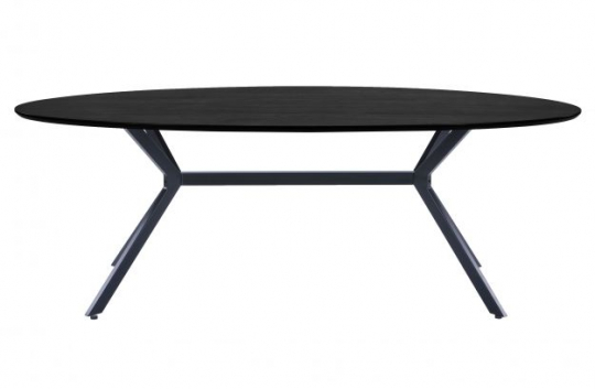 Mesa de comedor 'Bruno' 220x100cm - Negro 