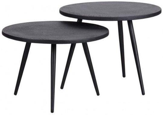 Mesa auxiliar 'Suze' 2 piezas - Negro