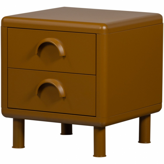 Mesita de noche 'Rune' - Amarillo