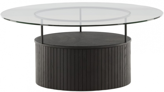Mesa de café 'Beisfjord' Redonda 90cm - Negro