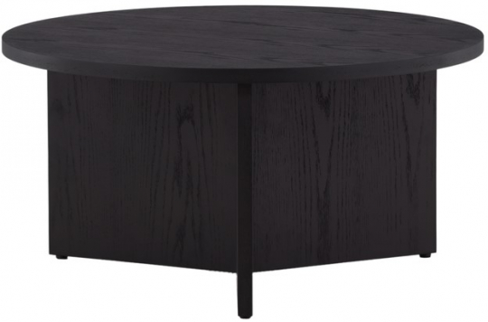 Mesa de centro 'Smögen' Redonda 65cm - Negra