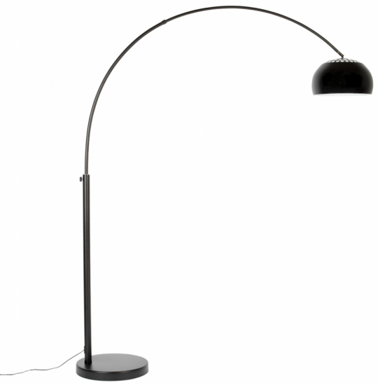 Lámpara de pie 'Metal Bow' - Negro