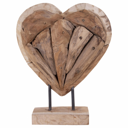 Escultura 'Almada Heart' - Natural