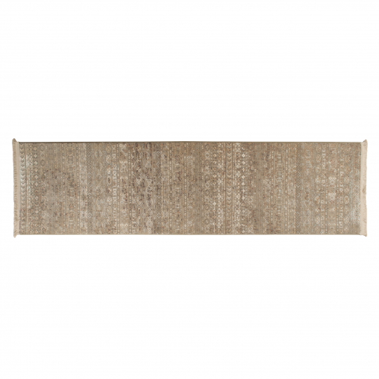 Alfombra 'Shisa' 67x245 - Bosque/Beige